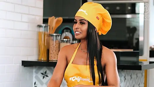 Hot Latinas Lesbians Cooking  - SFW