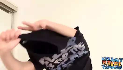 Düz amatör chad turner jacks kapalı onun şişman kıllı horoz