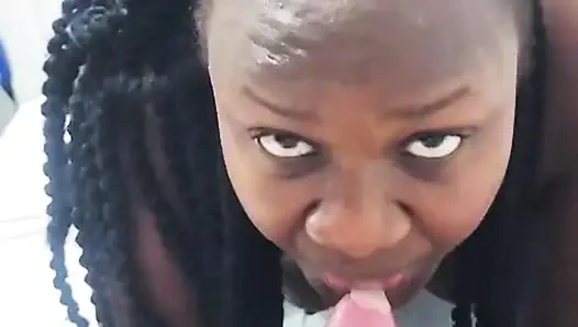 Büyük zenci iri güzel kadın için yaratılmış