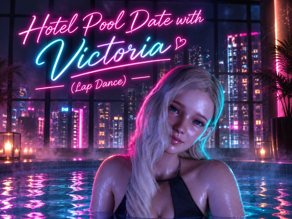 (VR180 SBS) Victoria ile Otel Havuzu Randevusu (Lap Dance Sex)