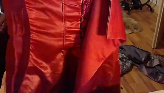 in costume
