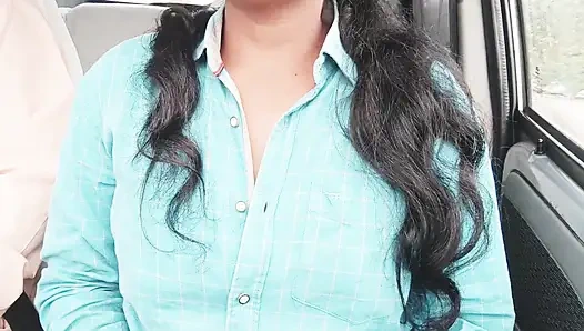 Üvey baba arabada seks Telugu edepsizce konuşuyor