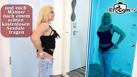 GERMAN MOTHER PICKED UP AT SEX DATE CASTING, POV