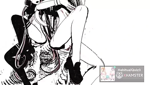 Mmd r18 siyah beyaz seksi seks sahnesi, 3d hentai, ahegao, iffetsiz erotik video