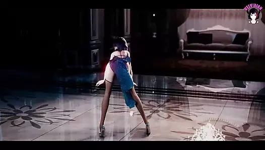 İri göğüslü seksi orta yaşlı seksi kadın dans ediyor (3 boyutlu hentai)