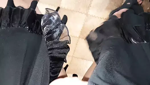 Lezbiyen kız arkadaşlarımla seks yapıyorum