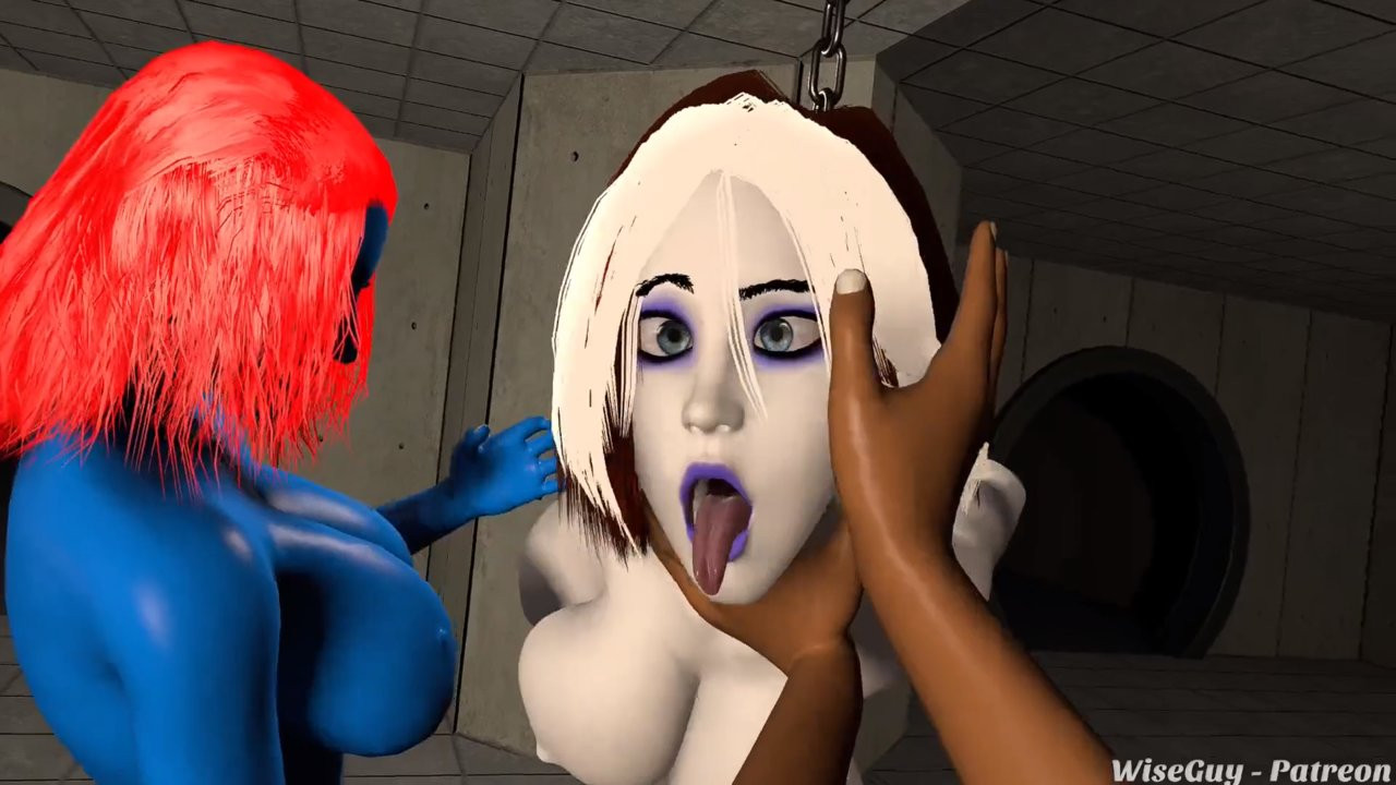 X-men bdsm rogue futa mystique ve futa storm (pov) (hikaye)