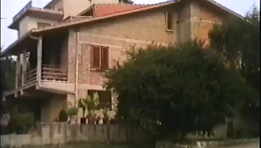 Vintage Group Sex of Two Sluts with Hairy Pussy Fucked and Cummed by Rocco Siffredi and Monster Black Cock