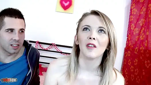 Cristal bardzo kevin white sevimli Fransız sarışın cristal bardzo ile yatakta