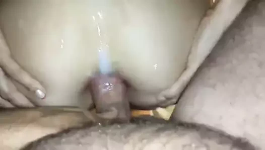 Amatör anal seks ile Creampie