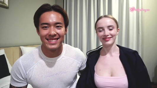 My First Date with Sweet Asian Boy We Got so Horny We Fucked All Night in the Hotel