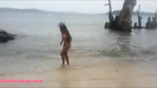 HD Heather deep let's cum explode in throat out mouth tha