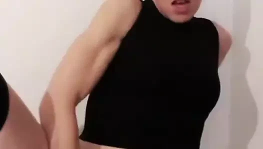 Sıcak milf içinde çorap parmak kendini için doruk