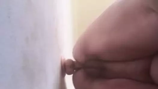 SSBBW Dildo in her Asshole