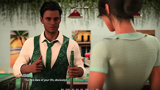 Dominos Beach 10 Fiona'nın neşeli randevusı John'a evet