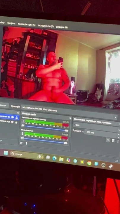 Я играю перед obs на красном свете