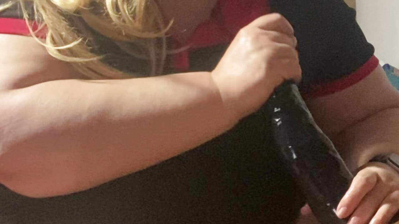 British Blonde Milf gets wild with Huge BBC. Naughty play
