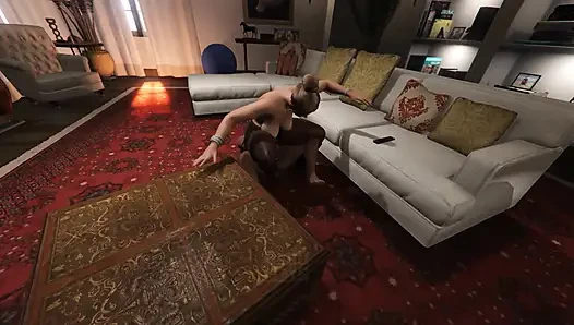 GTA 5 Franklin ve Amanda Michael'ın evinde tam 35 dakikalık film
