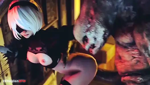 Canavarlar için 2b fahişe