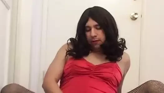 Lisa şehvet içinde seksi kırmızı birlik