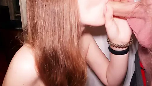 şehvetli oral seks itibaren üvey kardeş ile Cum içinde saç