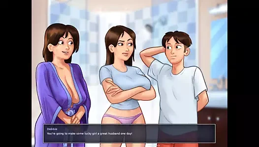 Yaz mevsimi efsanesi: göğüsler dışarı, boruyu sabitleme - ep22