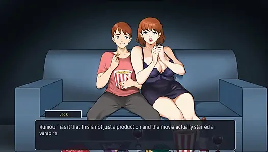 Yengemi televizyon izlerken parmaklıyorum