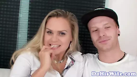 evli güzellik koca önünde assfucking