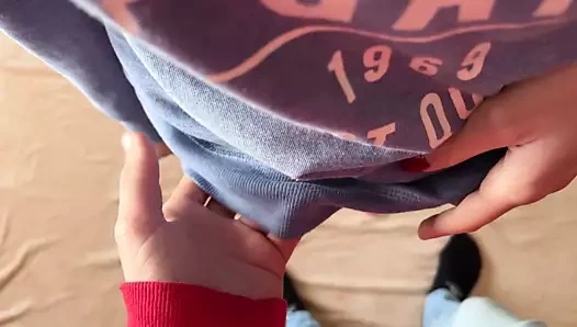 Üvey kardeşim cums içinde benim külot ve ben onları bütün gün giyeceğim