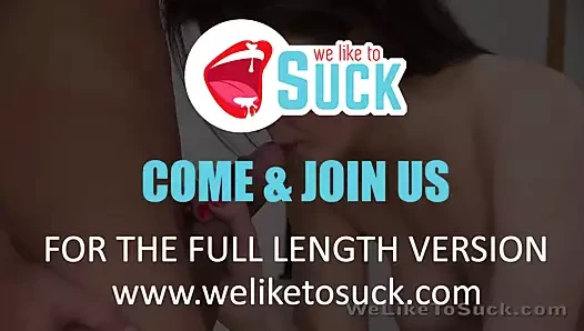 Sik emme - utangaç esmer lanet sonra ağzına boşalmak alır