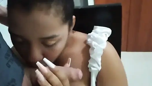 The Babysitter Sucks My Dick for a POV Augmentation