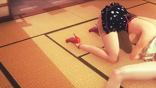 Hentai sansürsüz - Cloe tatami'de seks yapıyor bölüm 1