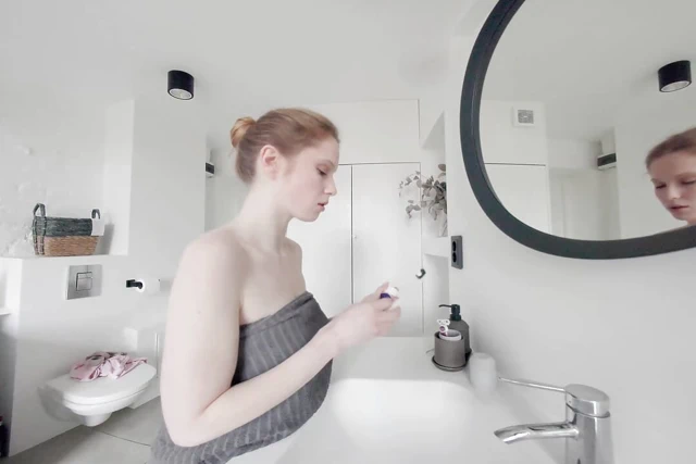 Arielka sabah çiş ve duş