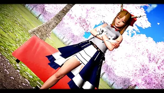 Touhou MMD - Oni girl Suika Ibuki