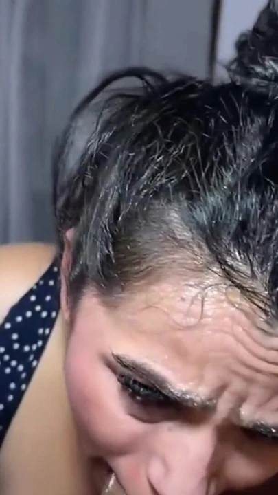 wet and sloppy blowjob from my brother's girlfriend | Clip 2