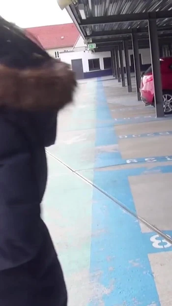 Emotional moment from "GERMAN SCOUT - July Sun (Full Movie) Pickup for Public Casting Fuck"