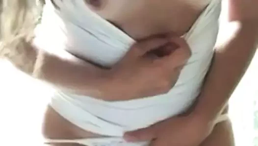 Sarışın seksi ve sıcak