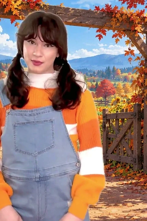 Kabak yamasında kadın kılıklı