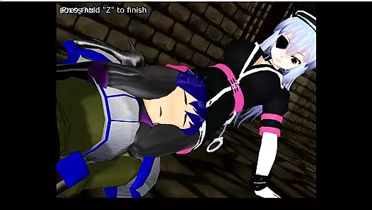 Kız kahraman 1 astriede boko87 fanclub'u dövüyor