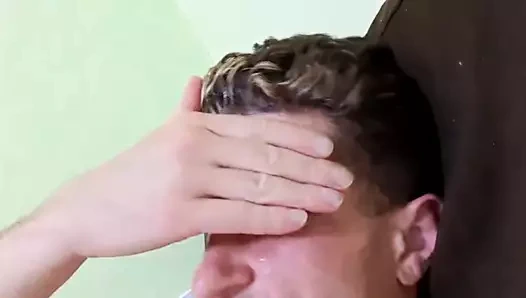 Muazzam horoz yüz yüze boşalmak vuruyor - özel