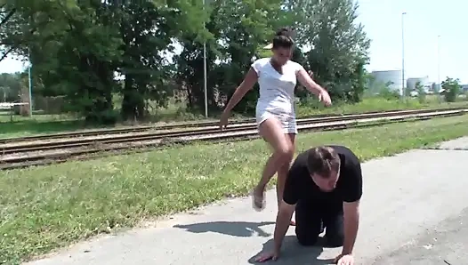 Açık havada tekmeleme