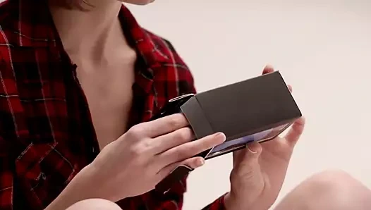 vibratör ve oyuncaklar ile şehvetli kendi kendine masaj