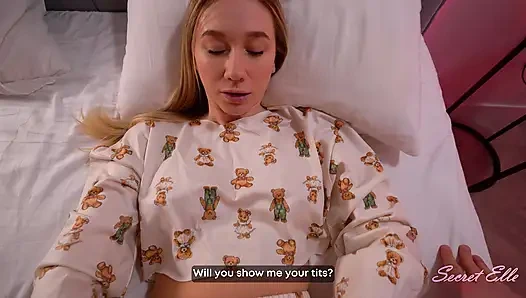 Üvey kardeşim: „Kuralları unutma? İÇİNE SOKMAK YOK, sadece sürtünme!“