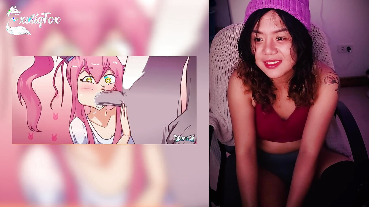 Derpixon parti oyunları hentai inceleme tepki değerlendirmesi - exotiqfox solo gooner kız mastürbasyonu