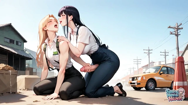 Fiery femboy endüstriyel sokakta sekste fışkırtmalı bikinili kızla sikişiyor - rakipsiz xxx porno!