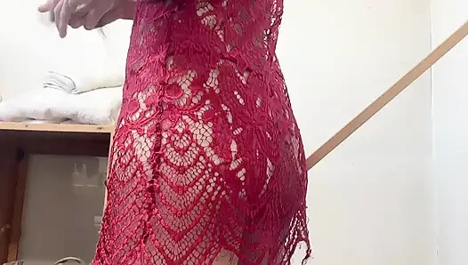 Nake seksiden çirkin dess giymek için hana değişikliği