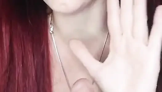 Shyyfxx döl yutan yavrusunu oynuyor ve aşağılıyor - joi femdom cei