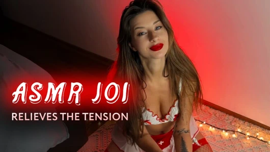 ASMR 31 TALIMATı. Seksi hemşire mic yarağını pompalıyor ve gerginliği azaltıyor. Amy Haze