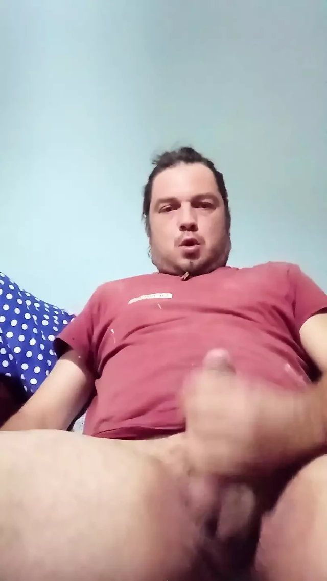 Mutlu son boşalma ile mastürbasyon yapıyor