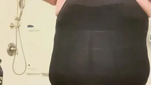 Obez Amerikalı domuz bubba burly chub şişman götünü ve yarağını teşhir ediyor